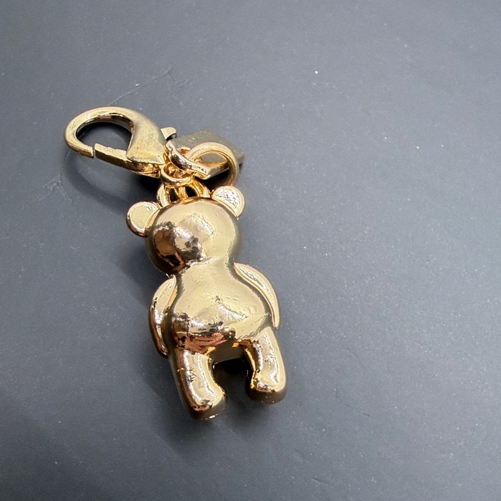3/$15 🌸 Gold Bear Purse or Keychain Charm - Picture 2 of 2